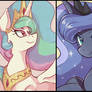 T.C: Luna and Celestia