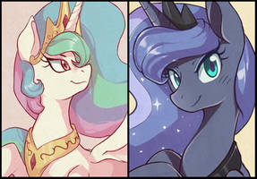 T.C: Luna and Celestia