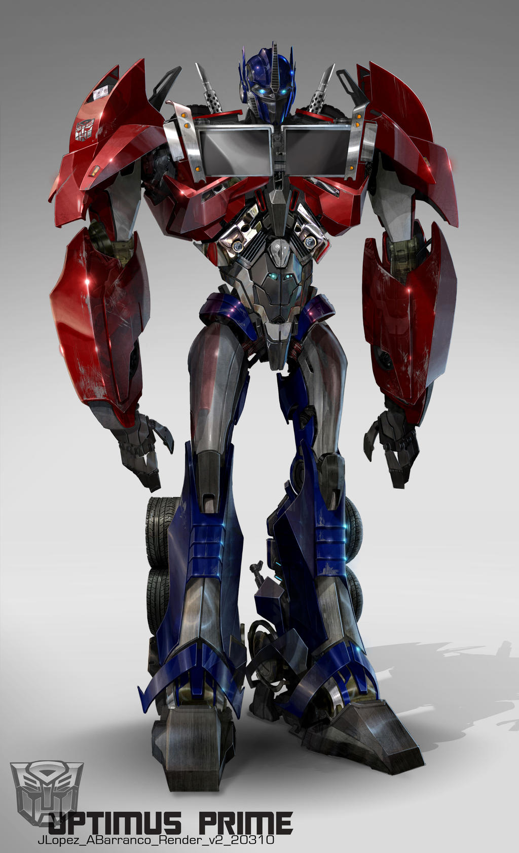 TF Optimus Prime design v2 by AugustoBarranco on DeviantArt