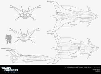 TF Dreadwing Ship Ortho Siz