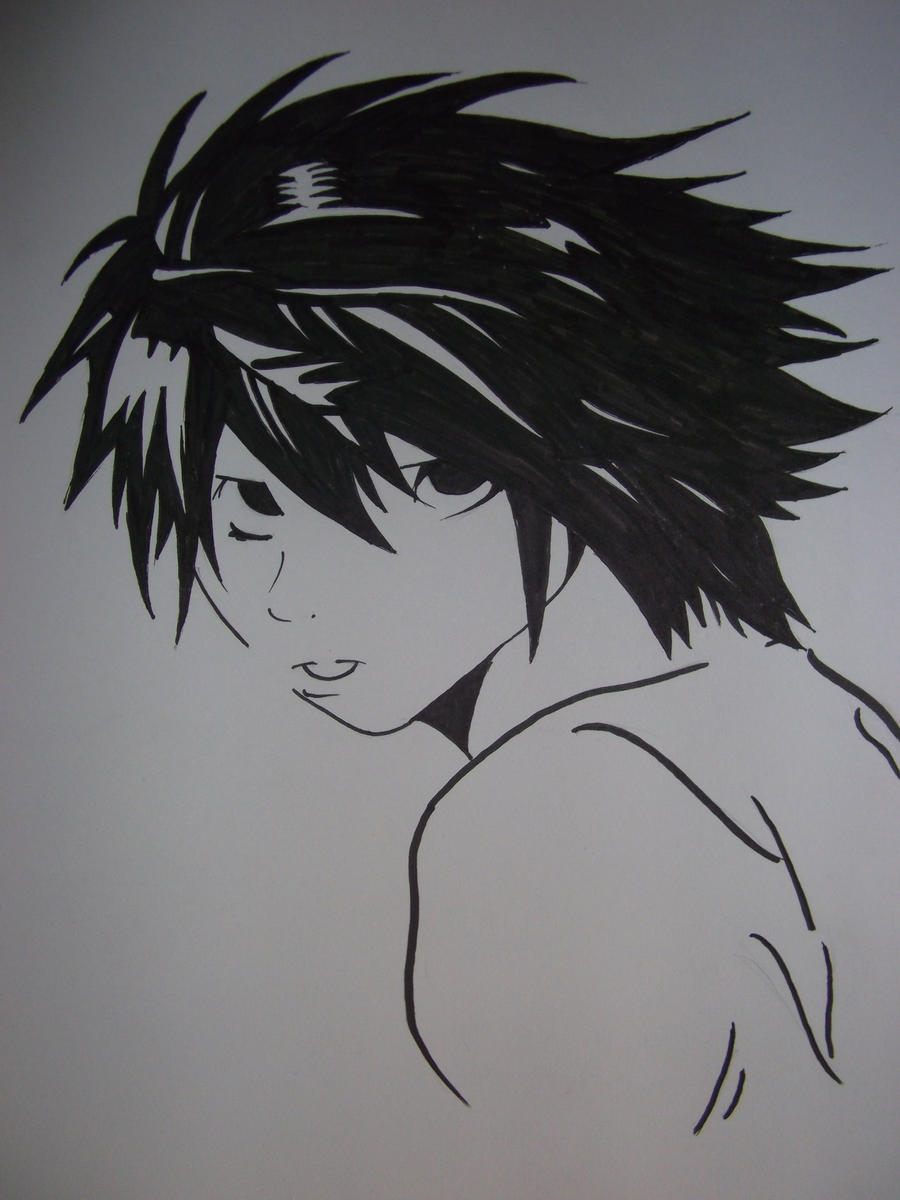 Manga drawings: Ryuzaki