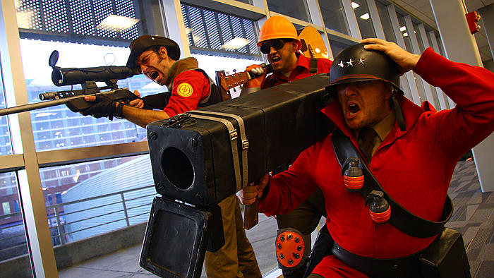 Team fortress 2 group cosplay Ohayocon 2012