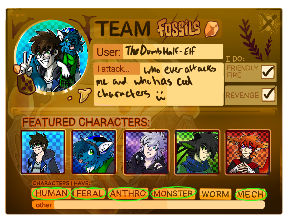 Team Fossil Art fight 2025 by TheDumbHalfElf on DeviantArt