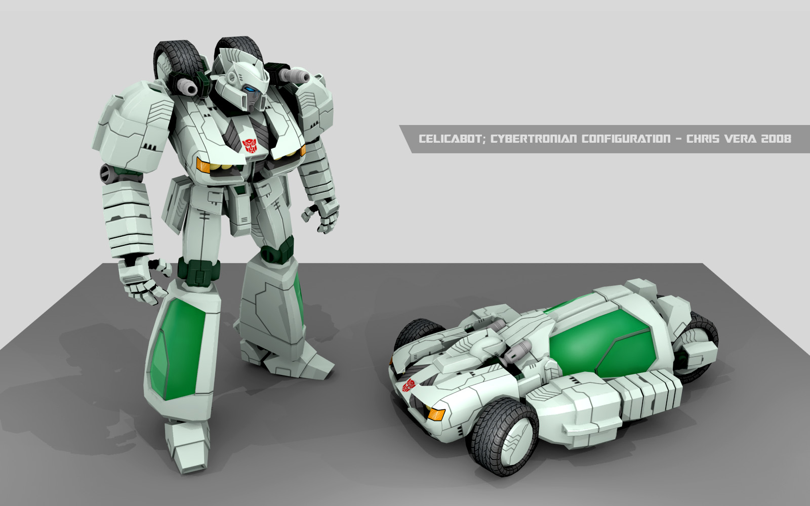 Cybertronian Celicabot AltMode