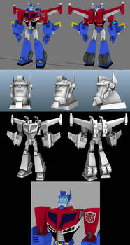 TFA Wingblade Optimus WIP