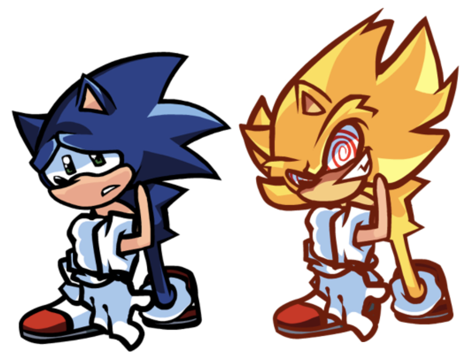 Fleetway Sonic by SonicBlue333 on DeviantArt