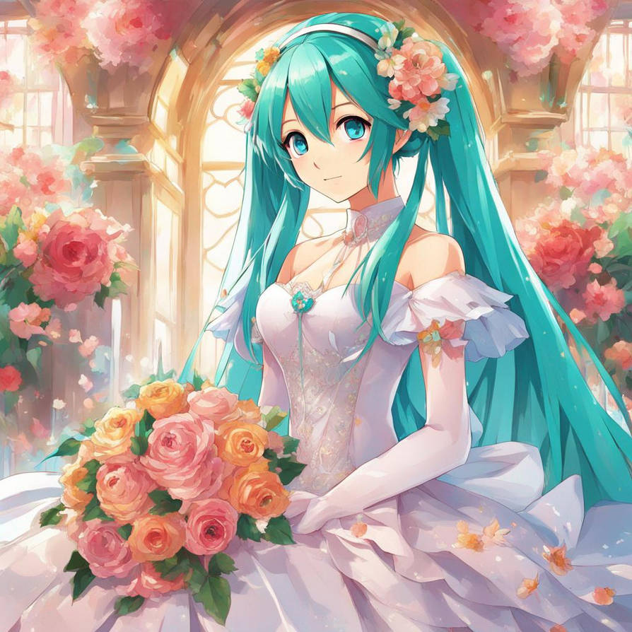 Princess Miki Loop Wedding Hatsune Miku by pokemon99999994 on DeviantArt