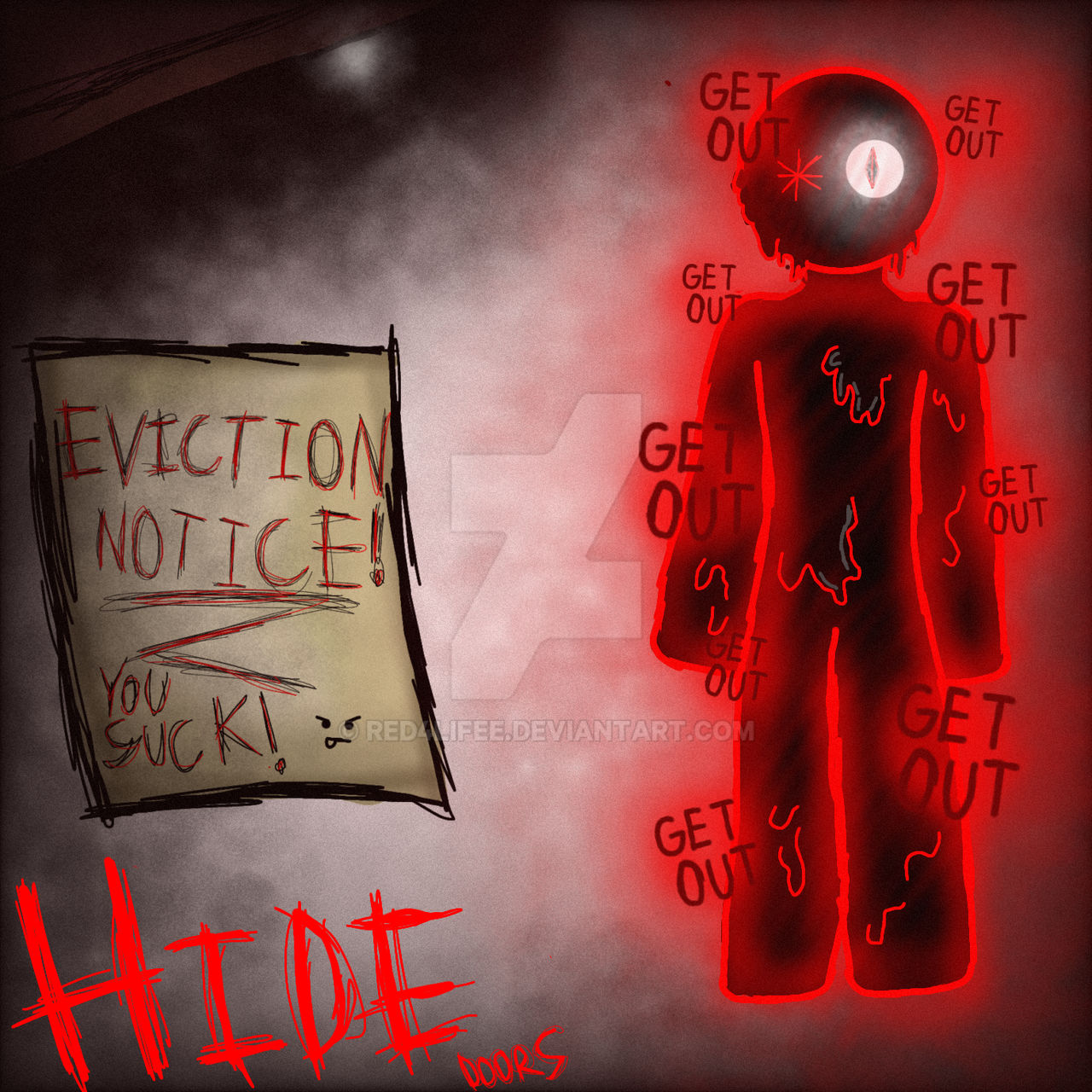 Hide Design! (Doors character) by RED4LIFEE on DeviantArt