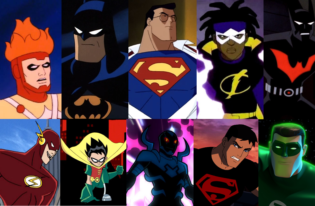 Top 10 Animated Heroes by CJM-94X on DeviantArt