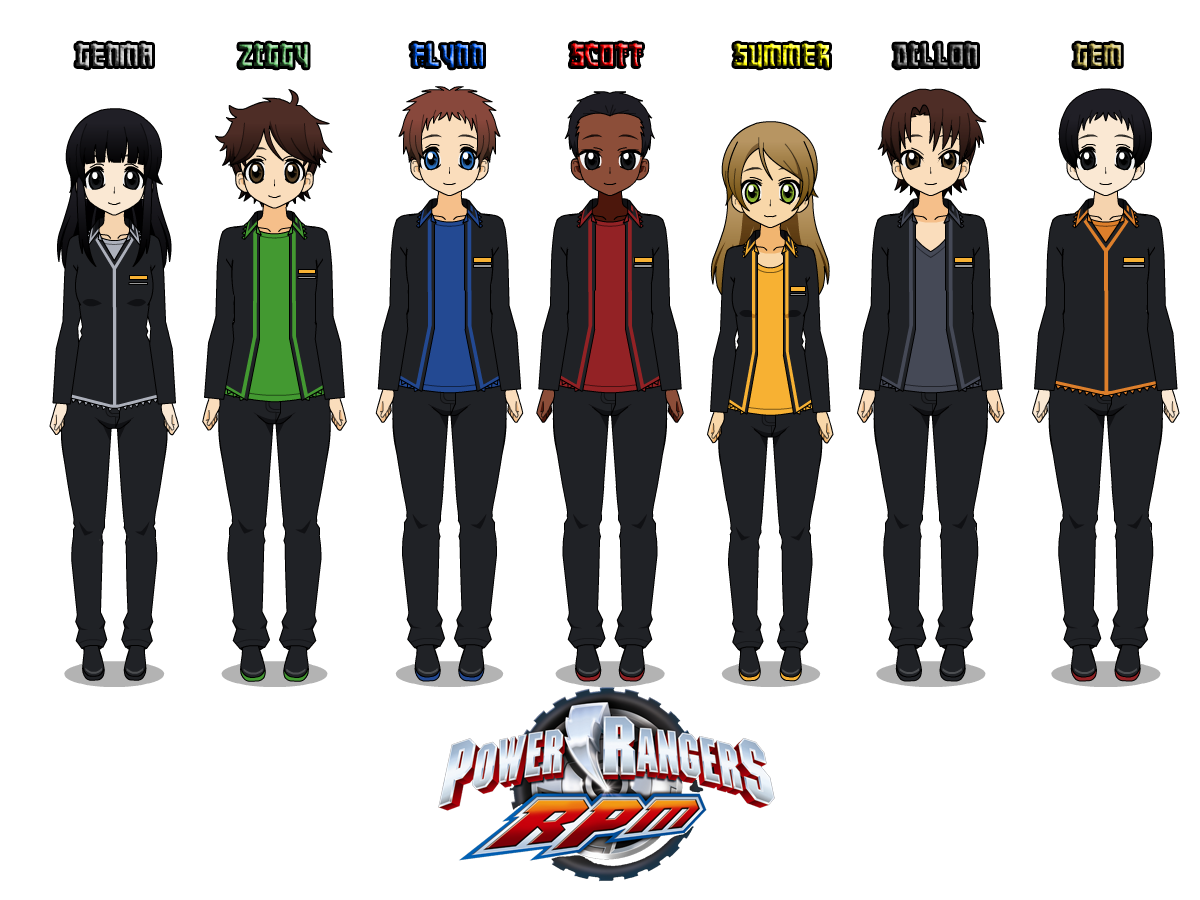 Kisekae Power Rangers RPM by CJM-94X on DeviantArt