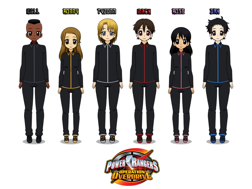 13) Power Rangers Operation Overdrive (work suits) by CJM-94X on DeviantArt