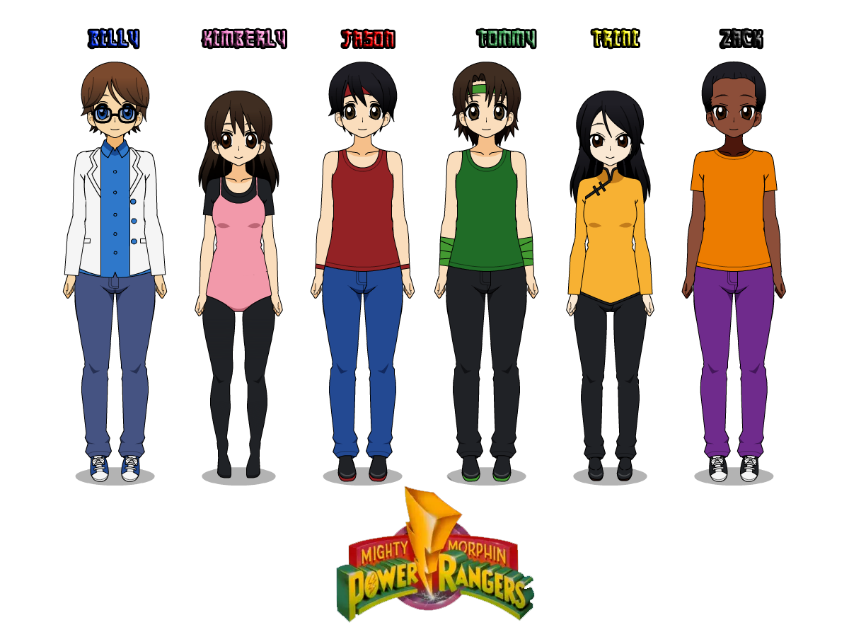 Kisekae Power Rangers Mighty Morphin (Sports)