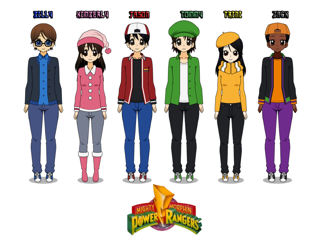 Kisekae Mighty Morphin Power Rangers (Winter) by CJM-94X on DeviantArt