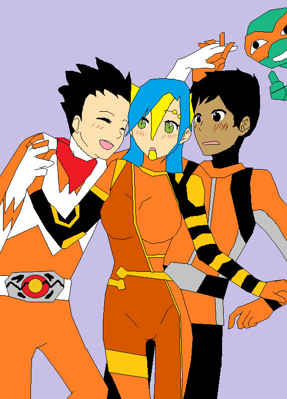 3orange Rangers The only Orange Rangers (for now) by CJM-94X on DeviantArt