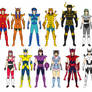 Knights of the Zodiac with Kyuranger colors?