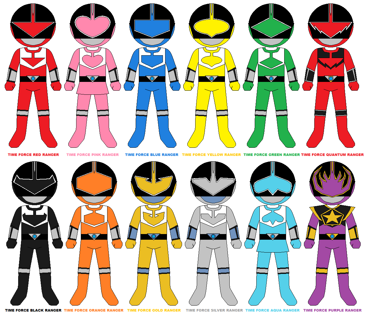Rangerverse Season 09 Time Force by CamiloSama on DeviantArt