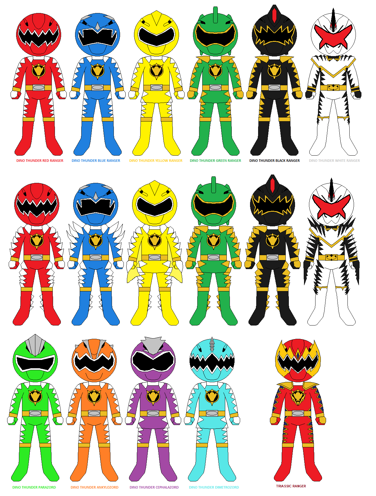 Power Rangers Dino Thunder Triassic Morpher