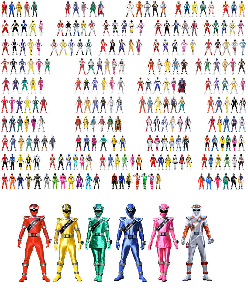 Super Sentai 45th (1975-2020) by CamiloSama on DeviantArt
