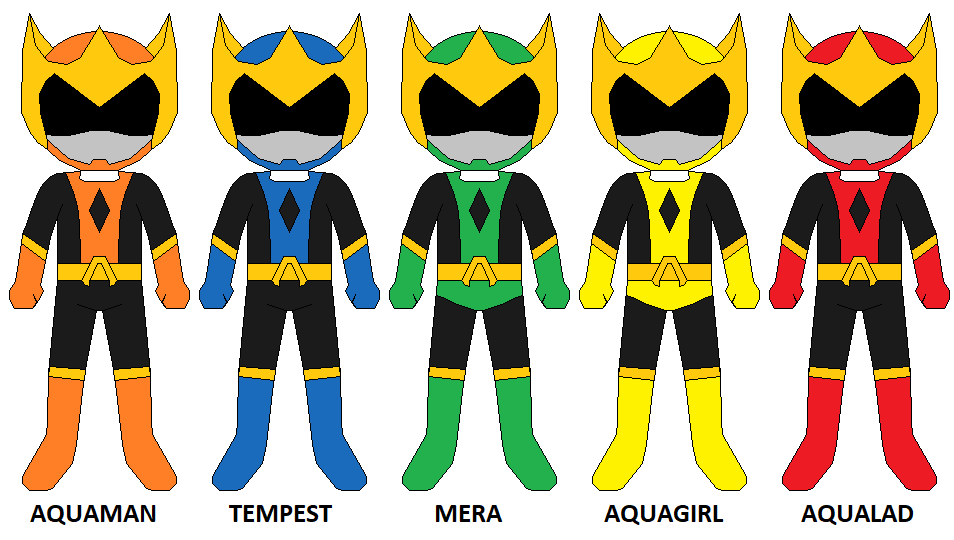 Aqua Rangers by CJM-94X on DeviantArt