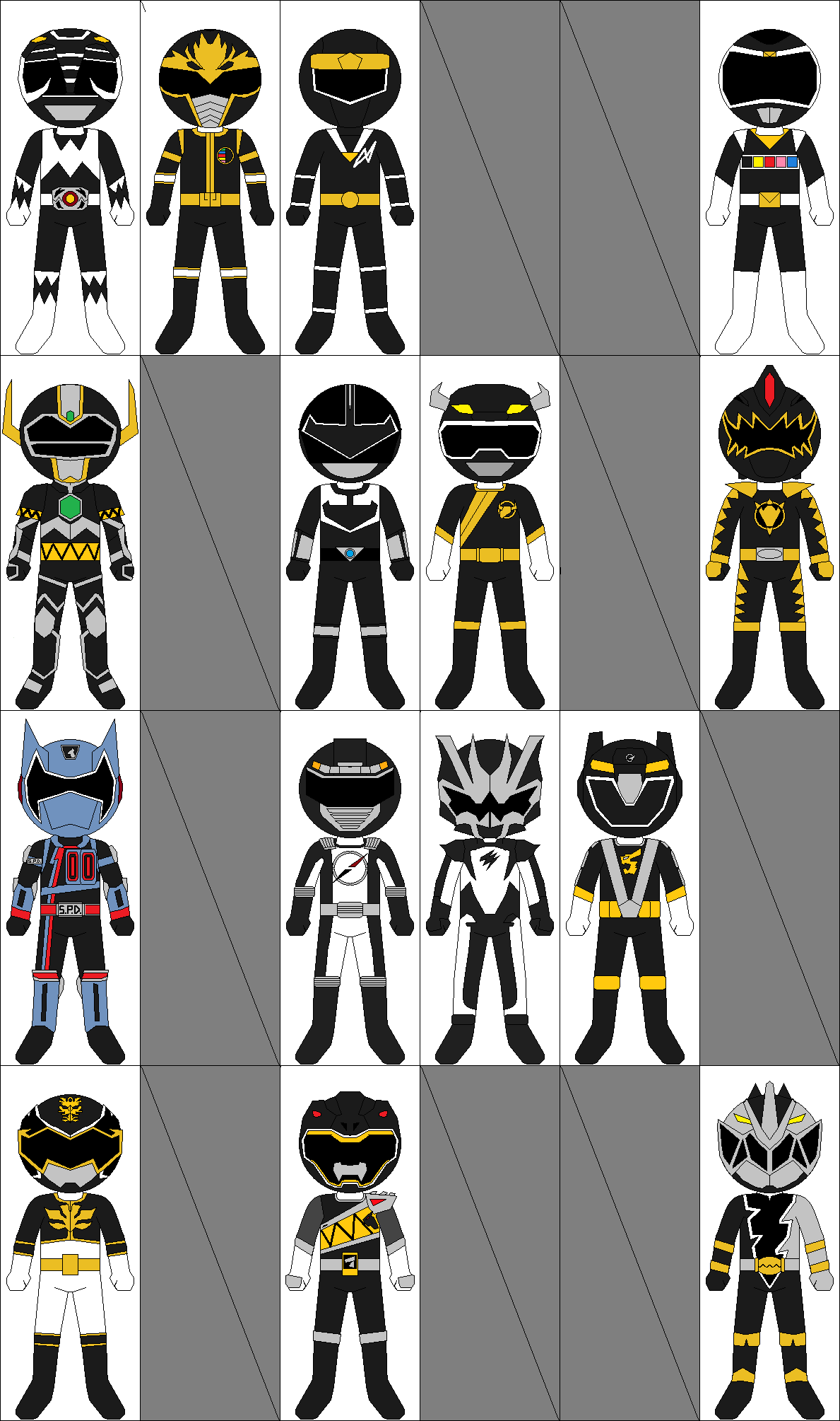 Black Rangers by CJM-94X on DeviantArt