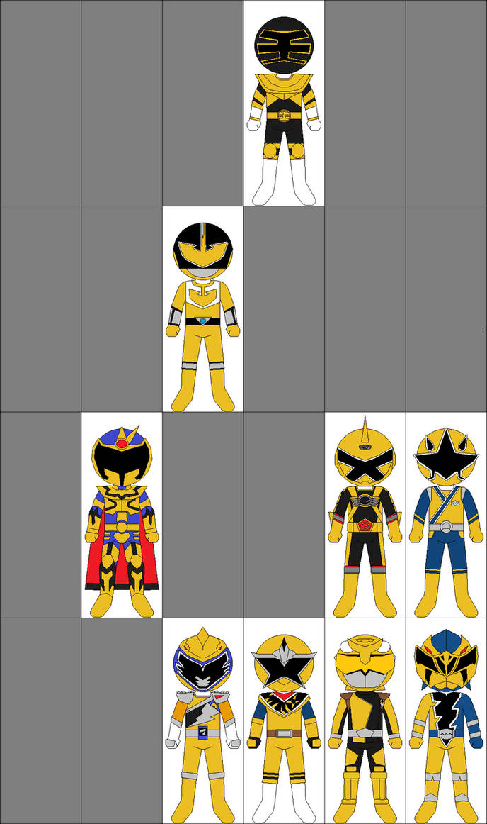 Gold Rangers by CJM-94X on DeviantArt