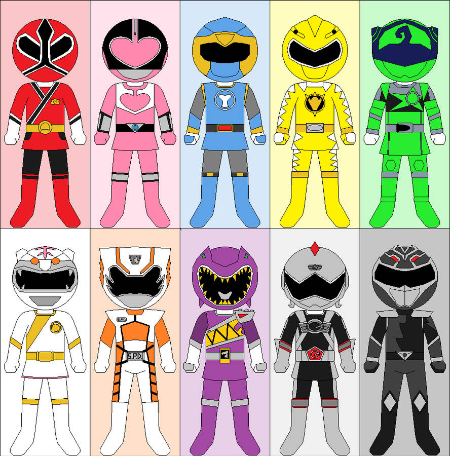 Female Rangers by CJM-94X on DeviantArt