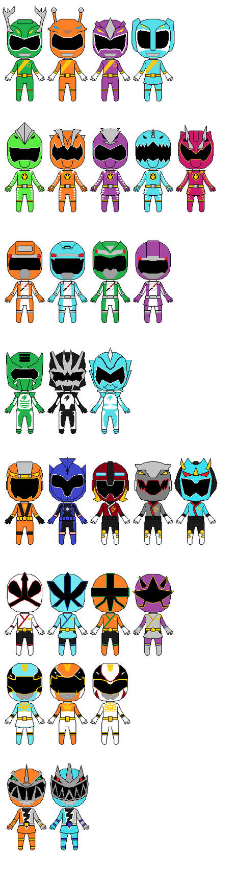 Extra Rangers by CJM-94X on DeviantArt