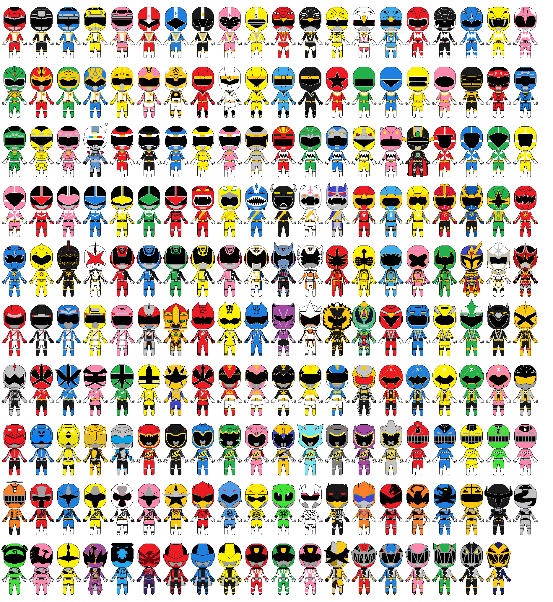 Super Sentai 199 Heisei Era by CJM-94X on DeviantArt