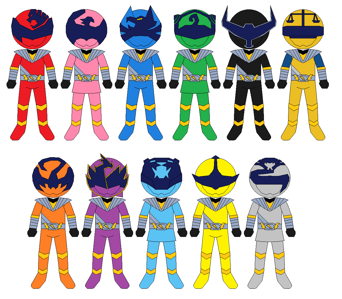 Power Rangers Cosmic Fury (Alternate helmetes) by CJM-94X on DeviantArt