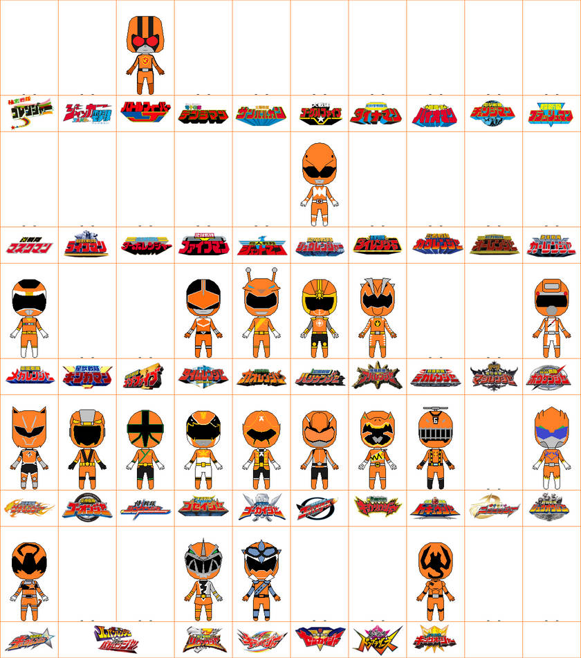 Orange Sentai Ranger 07) Sentai Orange by CJM-94X on DeviantArt