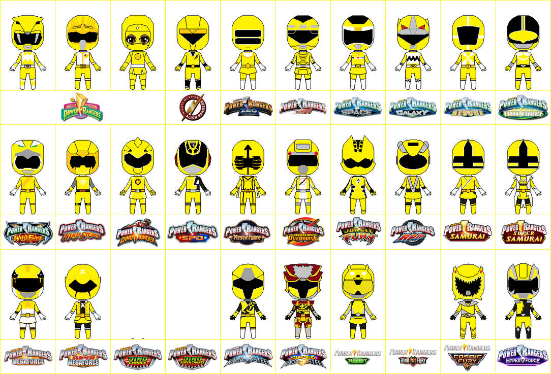 03) Ranger Yellow by CJM-94X on DeviantArt