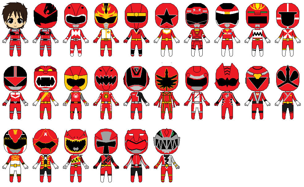 Kyu 01 Red Ranger by CJM-94X on DeviantArt