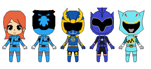 Kyu 11 Aqua Ranger by CJM-94X on DeviantArt