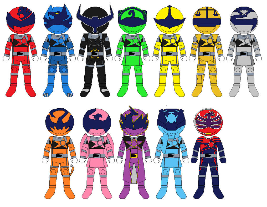 8 Boys And 4 Girls Kyuranger by CJM-94X on DeviantArt