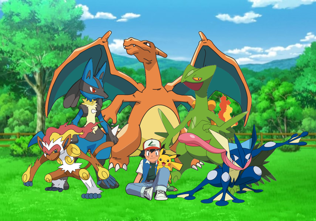 Ash Ketchum Ultimate Team by CJM-94X on DeviantArt