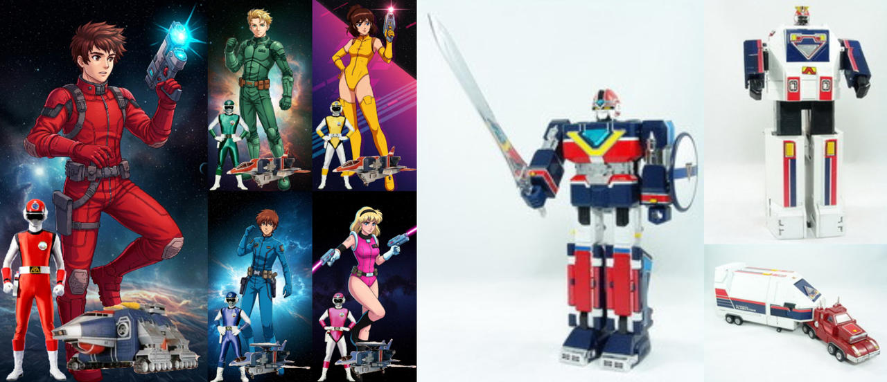 Pre-Zyu Series 05 Prism Rangers (Flashman) by CJM-94X on DeviantArt