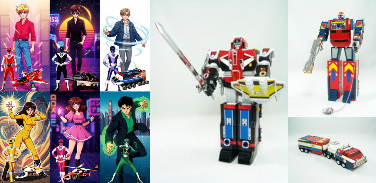 Mask Man Rangers Pre Zyu Series 06 Lightning Rangers (Maskman) by CJM-94X on DeviantArt