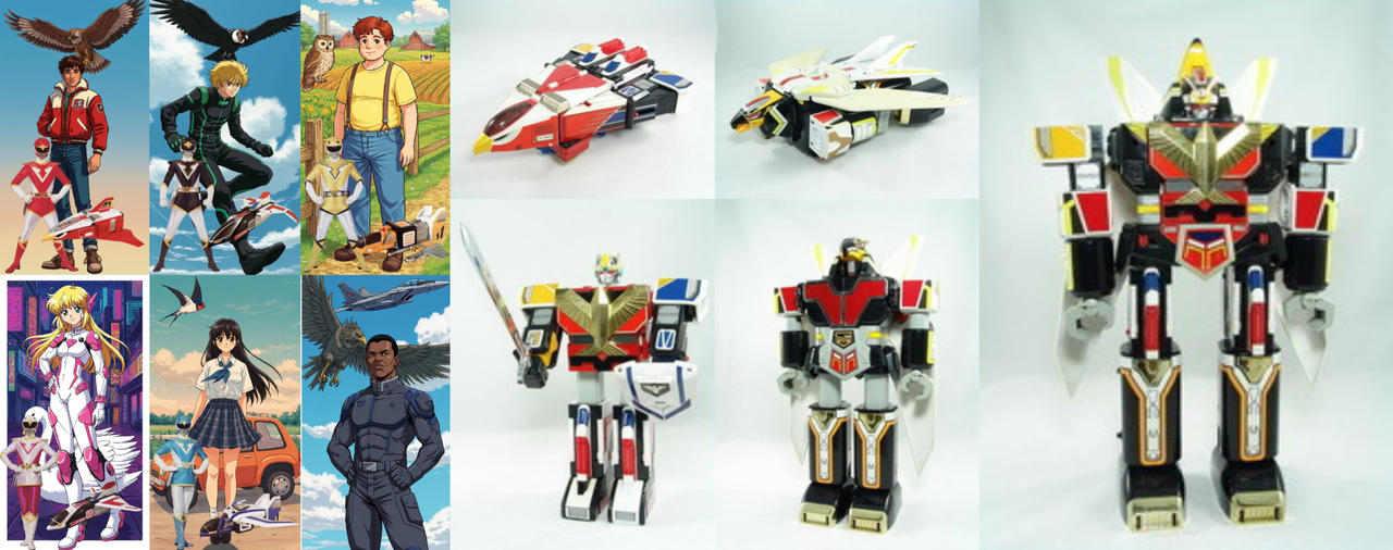 Pre-Zyu Series 10 Jet Force Rangers (Jetman) by CJM-94X on DeviantArt