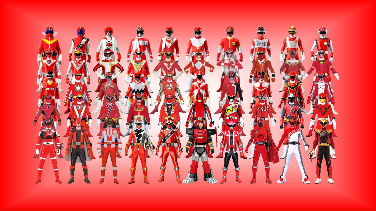 01 All Main Sentai Red (Core) by CJM-94X on DeviantArt