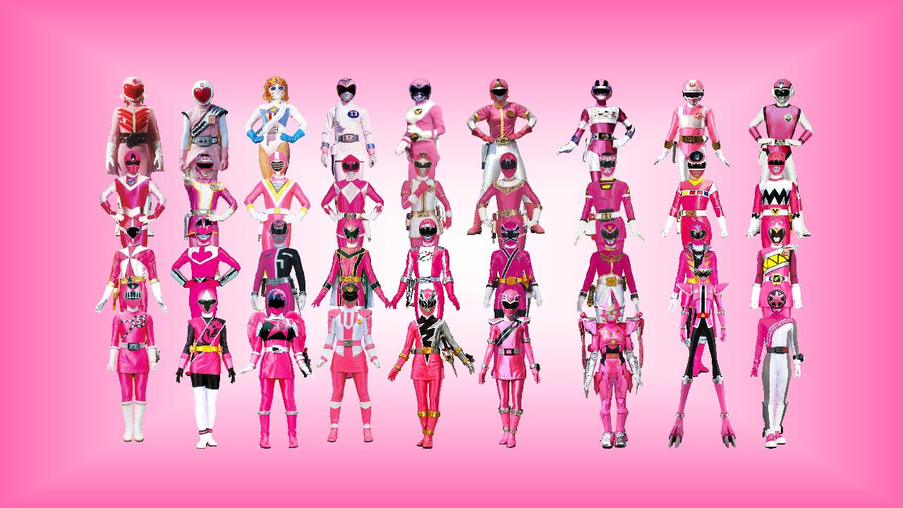 Pink Core Agent 04 All Main Sentai Pink (Core) by CJM-94X on DeviantArt