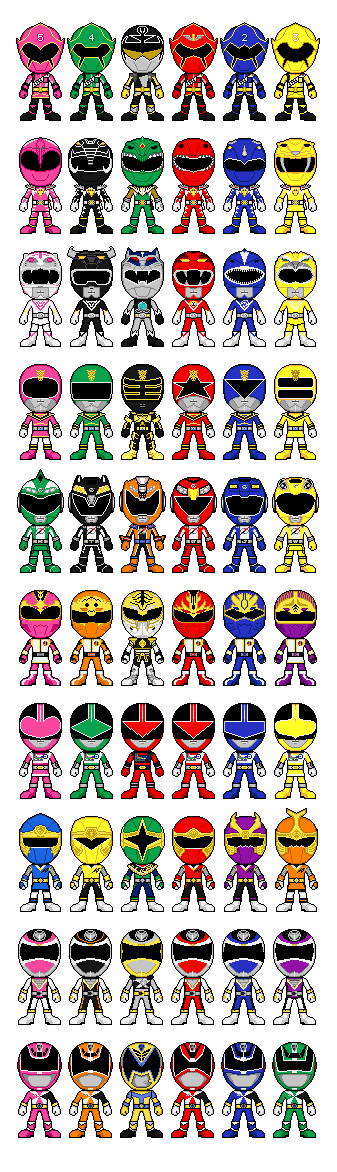 Super Power Sentai Rangers by CJM-94X on DeviantArt