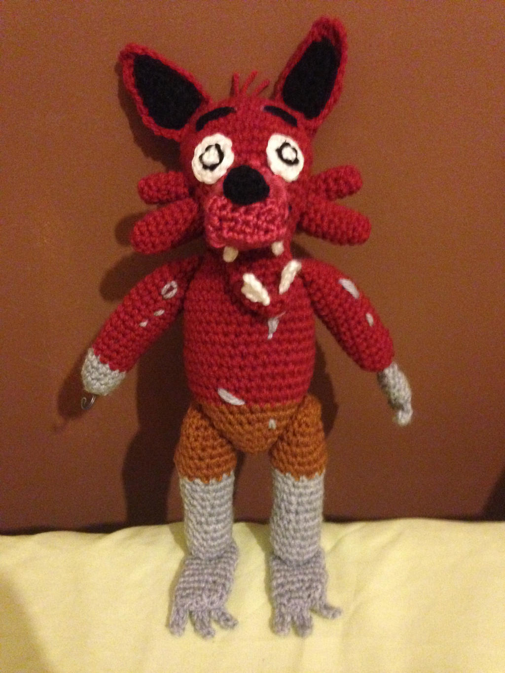 Five Nights at Freddy's Foxy (with pattern!) by CrochetGamer on DeviantArt