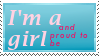 Girl And Proud to be