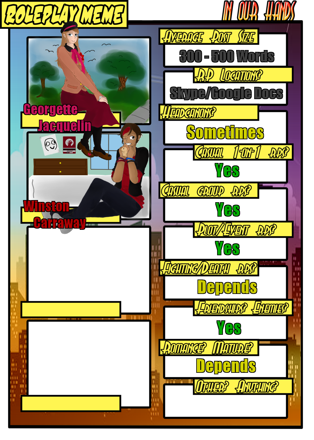 Completed RP Memes on In-Our-Hands - DeviantArt