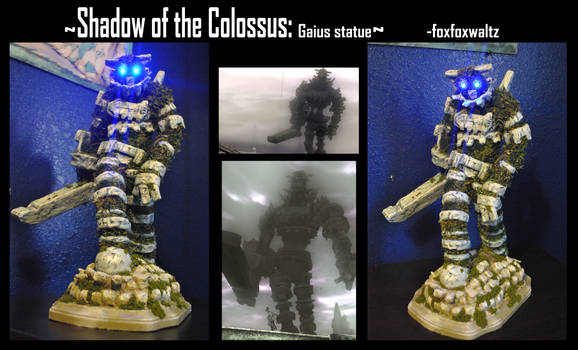 Shadow of the Colossus: Gaius LED statue