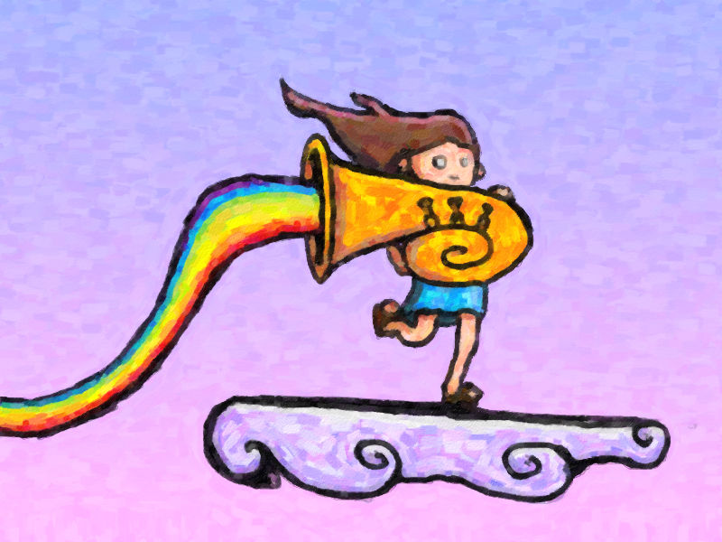 Tuba Girl by Disbala on DeviantArt