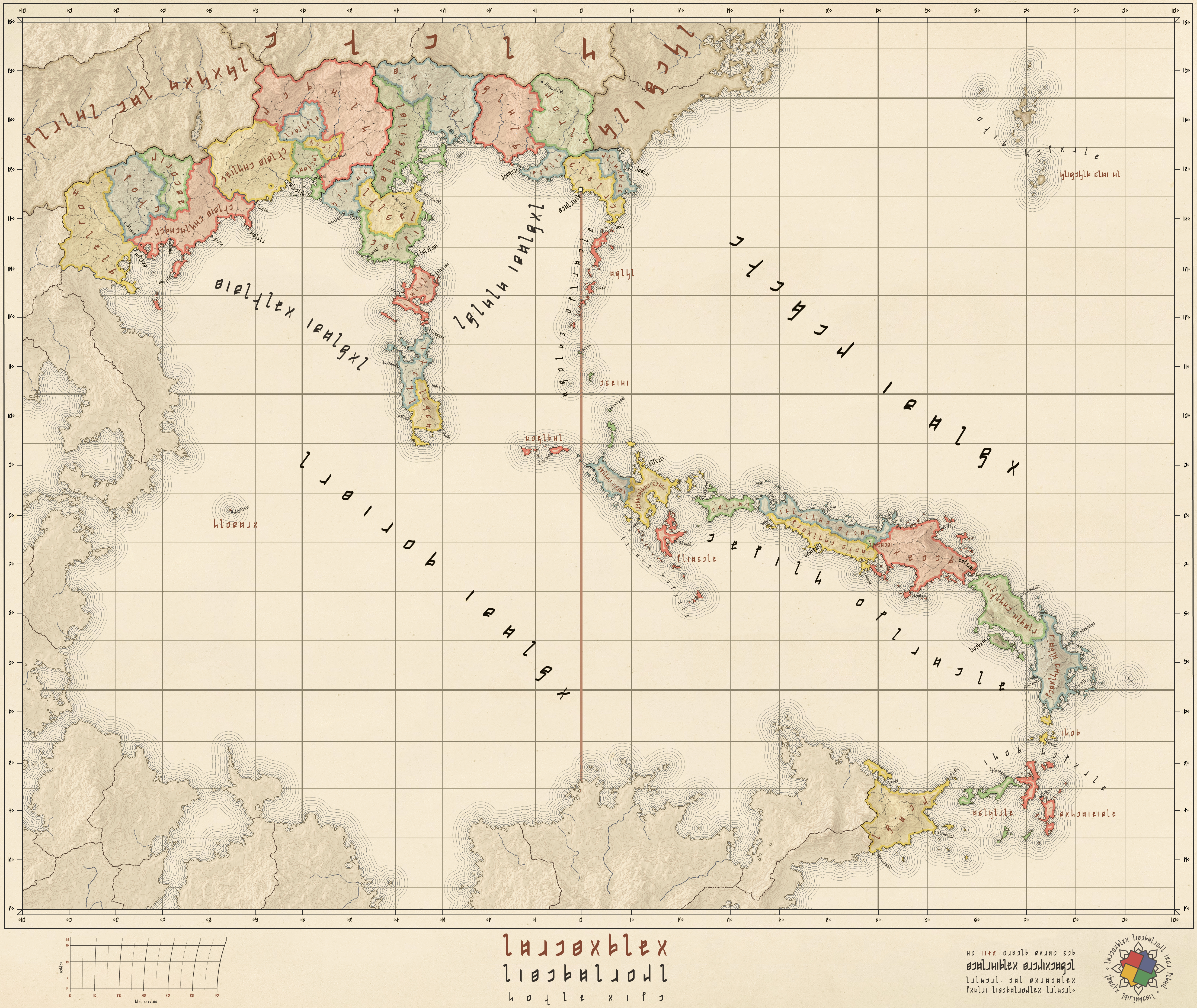 Map of the Atregonese Aigentarate