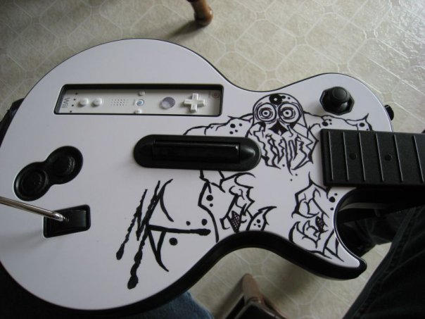 Wii Custom Guitar Hero Controller By Markg72 On Deviantart