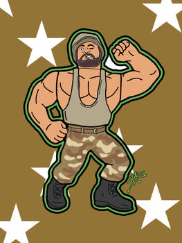 Hasbro WWF Bushwhacker Butch