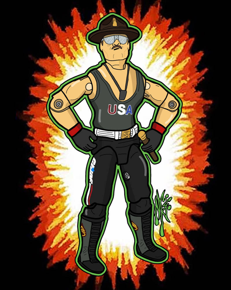 Working Joe Deviantart Hasbro GI Joe Sgt Slaughter by MarkG72 on DeviantArt